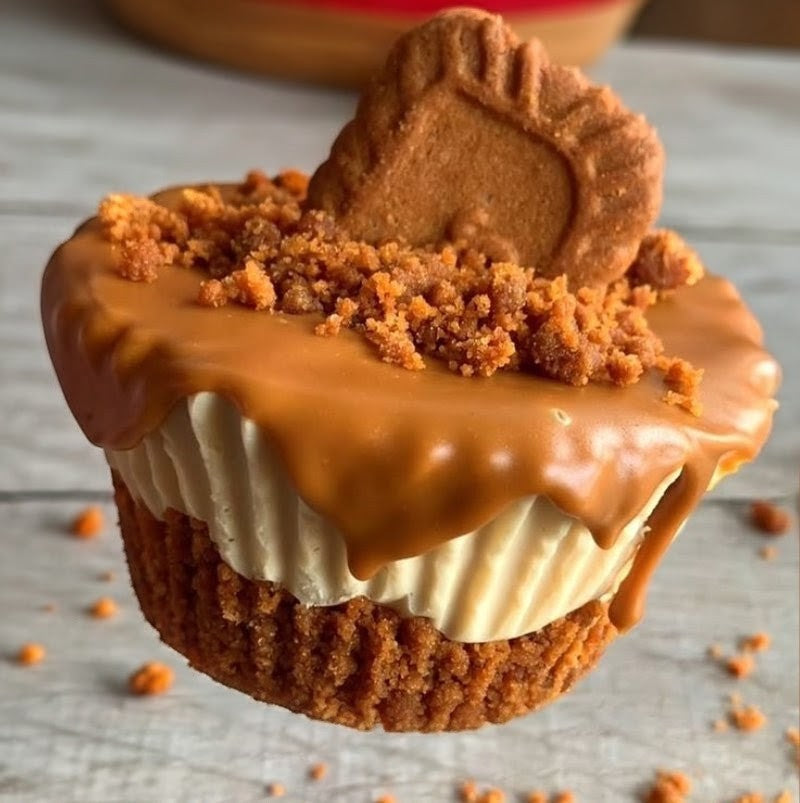 Lotus Biscoff Cheesecake Mousse Biscoff Cupcake