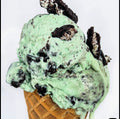 Mint Oreo Chocolate Chunk Brookie Chocolate Almond Brittle Pistachio White Chocolate Cheesecake Flavored Turkish Ice Cream