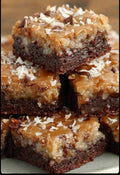 Almond Joy Italian Ganache Frosted Coconut Oat Almond German Brownie