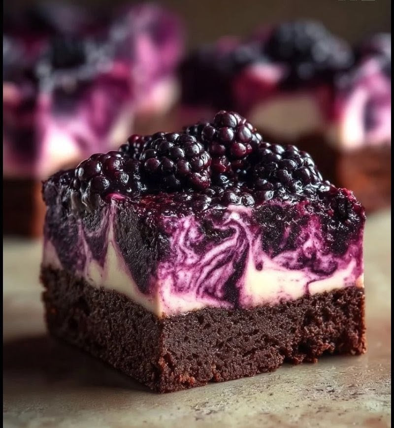Blackberry Black Forest White Chocolate Cheesecake Italian Chocolate Mousse Italian Ganache Frosted Triple Chocolate Chunk Fudge Brownie