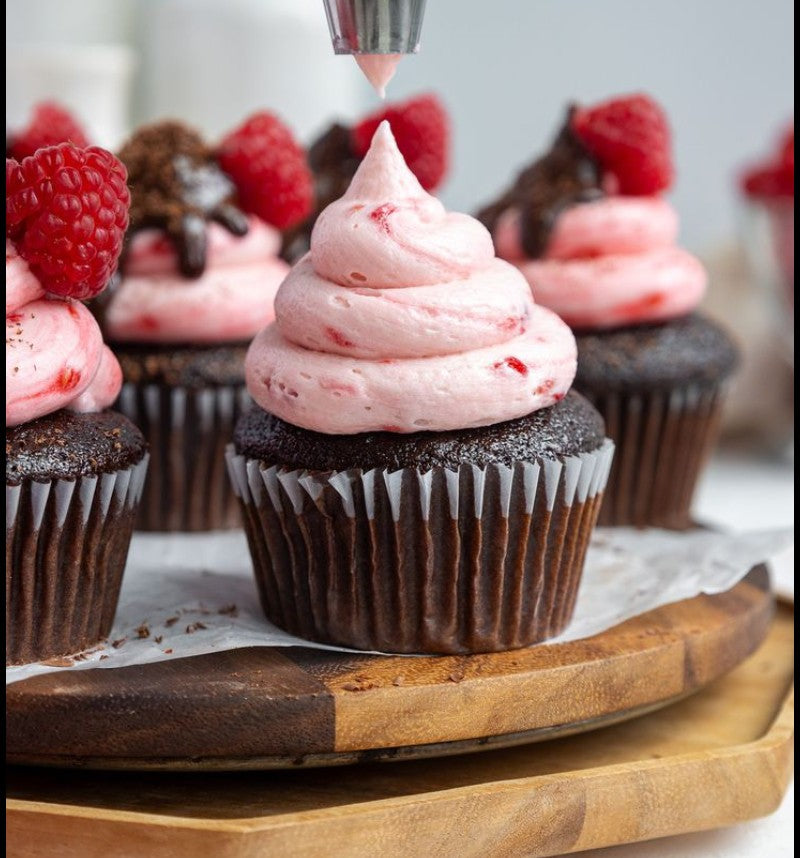 Raspberry Oreo Cheesecake Brownie Chocolate Chunk Mousse Chocolate Cupcake