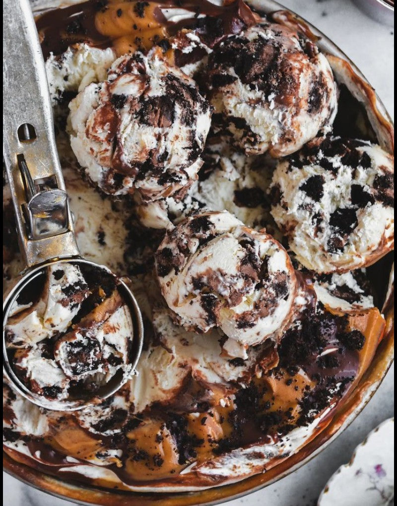 English Chocolate Toffee Peanut Brittle Caramel Brownie Fudge Ice Cream