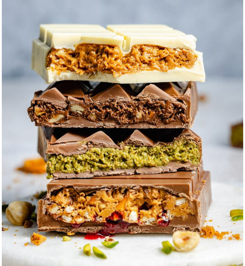 5 Assorted Dubai Chocolate Bars