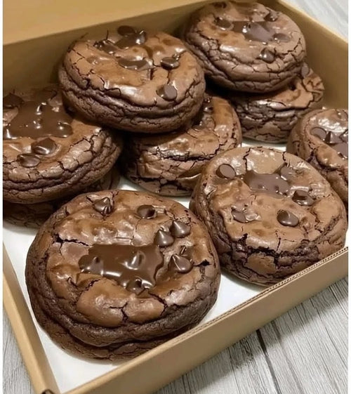Cherry n' Cream Cheese Frosted Brownie Fudge Brownie Cookie