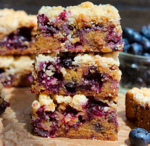Blueberry Crumble Blondie