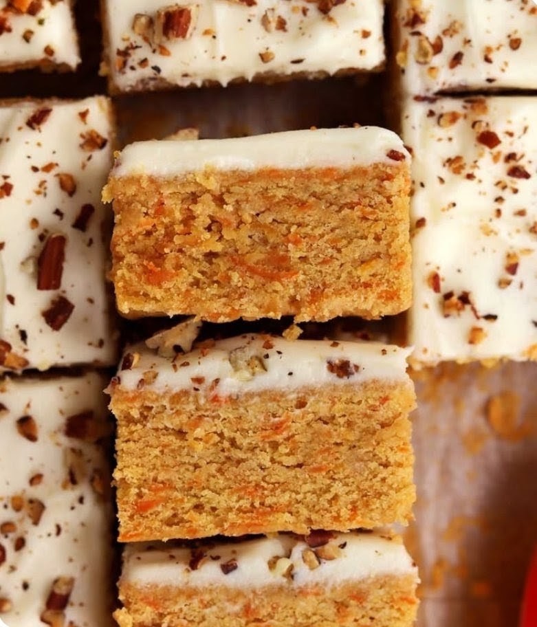 Persian Carrot Cake Blondie