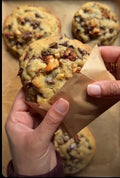 Dark & Milk Chocolate Chunk Walnut Levain Angel Cookie