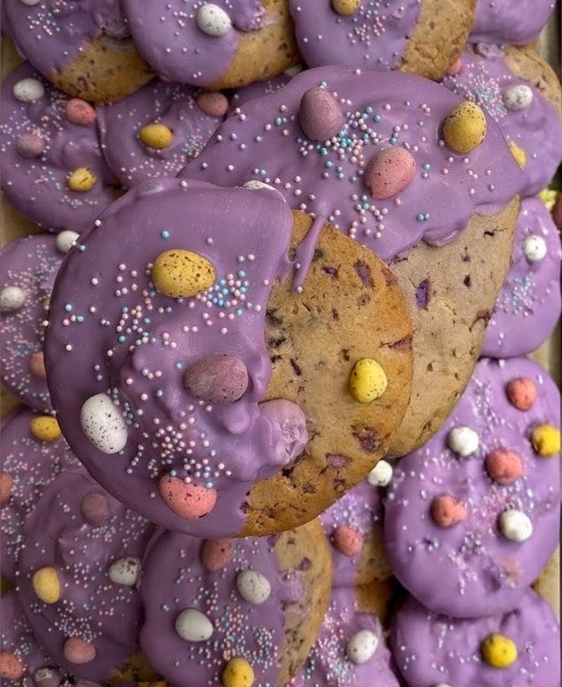 Circus Animal Unicorn Sprinkles Easter M&M White Chocolate Truffle NYC Style Levain Brookie Cookie